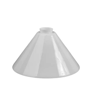 Lampenschirm Schusterschirm Ersatzglas 391 Lampenglas E27 Glas Weiß Ø 290/58mm - Bild 1 von 4