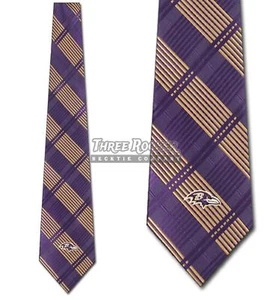 Licensed Neckties Baltimore Ravens Tie Mens Football Ravens Neck Ties NWT - Picture 1 of 3