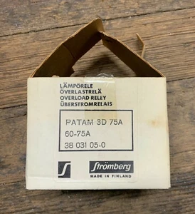 STROMBERG PATAM 3D75 THERMAL OVERLOAD RELAY 60-75A 660V NEW IN BOX - Picture 1 of 6