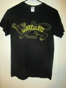 VINTAGE IMMACULATE TATTOO SHOP MESA AZ WOMENS SNARLING BLACK PANTHER T SHIRT SML - Picture 1 of 8