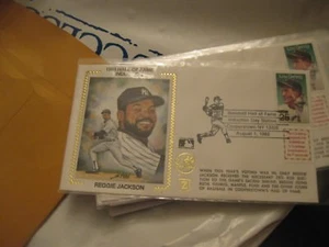  1993 First Day Envelope Reggie Jackson HOF Induction Day  - Bild 1 von 1