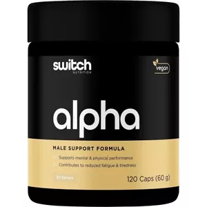 SWITCH NUTRITION Alpha Male Support Formula 120 Caps - Picture 1 of 3