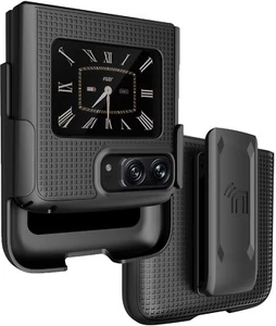 Hard Case Cover and Belt Clip Holster Combo for Motorola Moto RAZR 3 5G (2022) - Picture 1 of 88