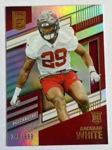 Rachaad White 2022 Panini Donruss Elite Rookie Card # /999 Tampa Bay Buccaneers - Picture 1 of 3