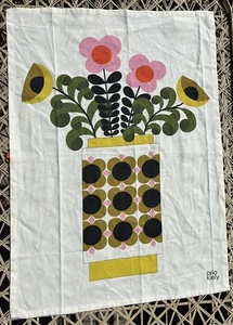 Nice Rare Orla Kiely Flower Vase Tea Dish Towel - Bild 1 von 13