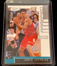 2002-03 SAGE Hit Rarefied Silver Jared Jeffries #R24 Rookie RC Indiana U