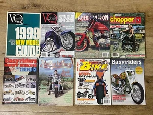 Konvolut 8 Vintage Motorrad Zeitschriften - Street Chopper, Easyriders, American Iron - Bild 1 von 13