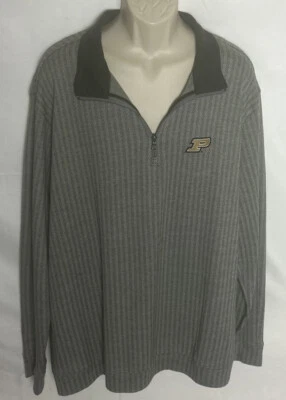 VESI Sportswear Purdue Boilermakers Mens 1/4 Zip Cotton Polo Golf Shirt XL NWOT - Image 1 of 4
