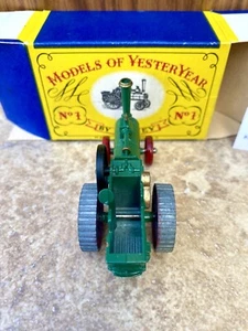 MATCHBOX LESNEY YESTERYEAR Y1-1 ALLCHIN TRACTION ENGINE ISSUE 1* RARE *NMIB* - Picture 1 of 9