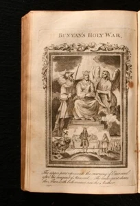 1787-8 3 Vol in 1 The Death of Abel Jesus Christ The Holy War Gessner Bunyan ... - Picture 1 of 12