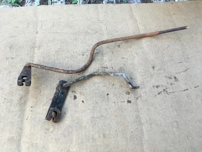 1955-57 Chevy Belair 3 speed shifter rods & clamps, 210 - Image 1 of 3