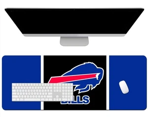 Buffalo Bills Desk Pad NFL Logo Series Large Long Mouse Mat 32"×16" - Picture 1 of 2