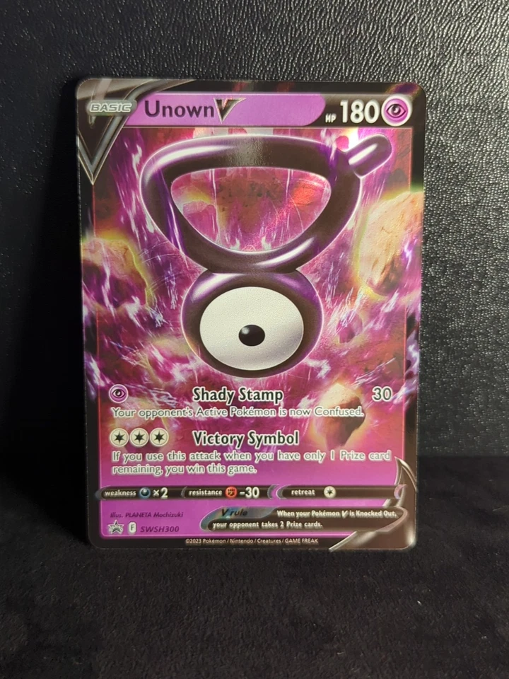 Unown V SWSH300 Sword & Shield Ultra Rare Holo Promo Pokemon Card * New * - Image 1 of 1