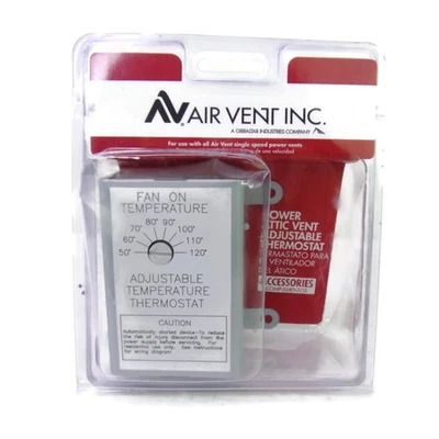 Термостат регулируемый Air Vent Inc 58033 Power Attic Vent ~ новый в упаковке ~ - Изображение 1 из 4