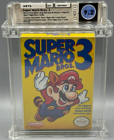Super Mario Bros 3 Nintendo NES Right Bros Oval SOQ CIB Complete WATA 9.2 Graded