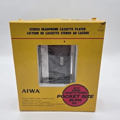 Aiwa HS-P05 Mk II Vintage Walkman Cassette Player Japan New Dead Stock - Image 1 of 4