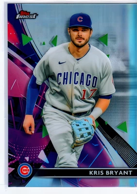 2021 Topps Finest - Kris Bryant #34 Refractor - Image 1 of 2