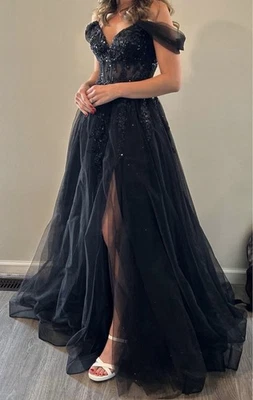 0-2码黑色正装连衣裙 — 第 1/4 张图片