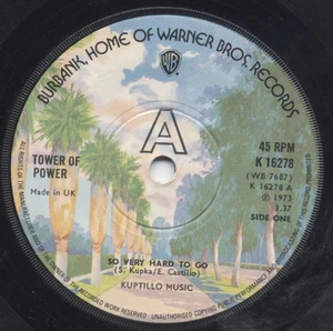 Tower Of Power - So Very Hard To Go (7") - Picture 1 of 2