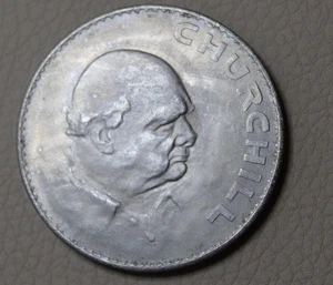 * UNITED KINGDOM 1965 WINSTON CHURCHILL CROWN NICE #NSV99 - Picture 1 of 8