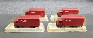 VTG PRALINE HO 1:87 MERCEDES BENZ AVIS BOX TRUCK LOT OF 4 IOP - Picture 1 of 12