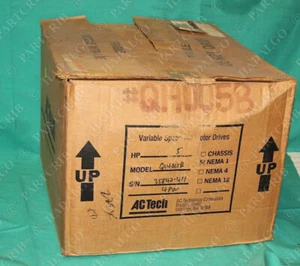 AC Tech Q14005B Variable Speed Motor Drive 5hp 460v 3p NEW - Picture 1 of 4