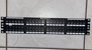 PANDUIT DP485E88TGY 48 PORT CAT 5E Punchdown PATCH PANEL. GREAT CONDITION - Picture 1 of 3