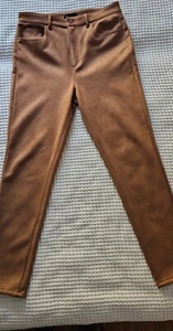Ann Taylor Faux Suede Pants Size 12 NWOT - Picture 1 of 6