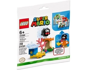 LEGO 30389 Fuzzy & Mushroom Platform Expansion Set SUPER MARIO 6+ Sealed/New - Picture 1 of 2