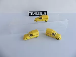 EKO 1:87 / 3 VEHICULES CITROËN 2 CV LA POSTE - Picture 1 of 5