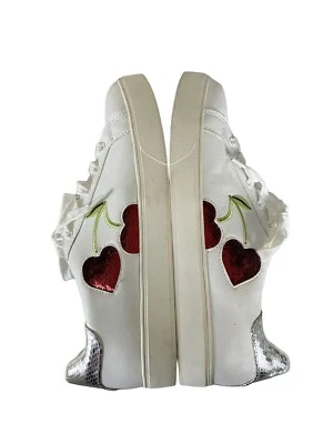 Zapatilla deportiva Aldo para mujer de cuero blanco Cherry Bling talla 11 Foto 1 de 4