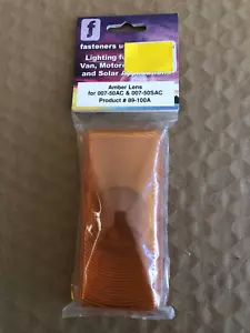 New Command RV amber porch light lense Mfg. 89-100A - Foto 1 di 1