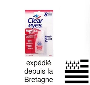 Clear Eyes gouttes oculaires Lubrifiant anti yeux rouges une goutte suffit!