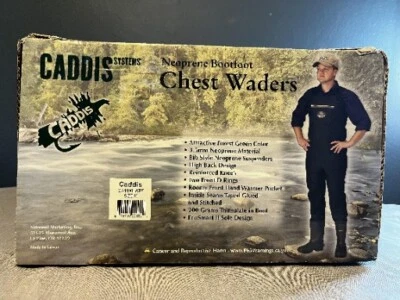 Caddis Wading Systems Green Boot Foot Waders Neoprene Nylon CA11901WBF - Image 1 of 4