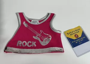 Build A Bear Pink Rock Guitar Tank Top NWT - Picture 1 of 5