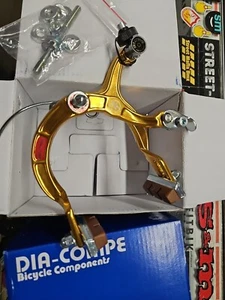Dia-Compe MX-1000 GOLD BMX Bike Brake Fit rear w front BOLT New Old School SE GT - Picture 1 of 4