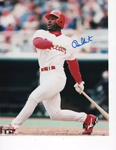 PHILADELPHIA PHILLIES RON GANT SIGNIERT BIG SWING 8X10 - Bild 1 von 1