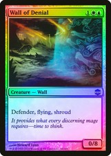 Wall of Denial FOIL Alara Reborn HEAVILY PLD White Blue Uncommon CARD ABUGames