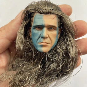 1/6 Scale Mel Gibson General Scotland Head Carving Fit 12'' Figure Body - Picture 1 of 6