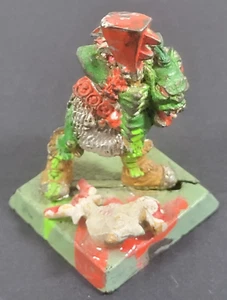 Warhammer Fantasy Battles - Orcs and Goblins - Vintage Metal Armored Orc - OOP - Picture 1 of 9