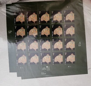 40 of USA $0.01 Stamps ( 2 sheets ) One CENT stamp Tiffany Lamp ( REP) USPS Coll - Picture 1 of 3