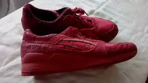 Zapatillas de deporte para hombre Asics Gel Ltye talla Uk 10,5 rojas en muy buena condición H63Q muy limpias sin defectos - Imagen 1 de 7