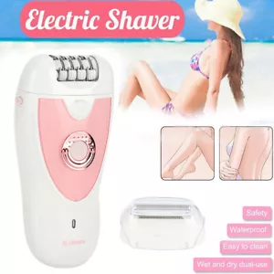 2 in 1 Epilator Women Instant Pain Free Electric Hair Removal Remover Body Face - Picture 1 of 13