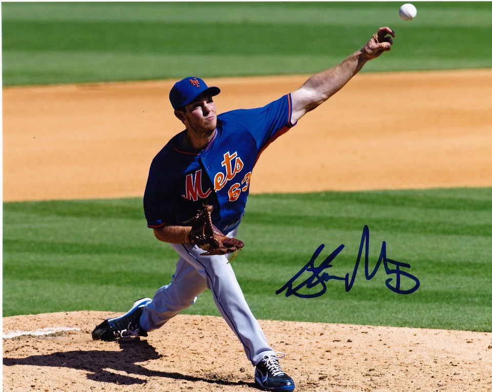 STEVEN MATZ   NEW YORK METS   ACTION COLOR  SIGNED 8x10 - Image 1 of 1