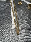 Vintage Korea tights Link Chain 20” Necklace Gold Tone
