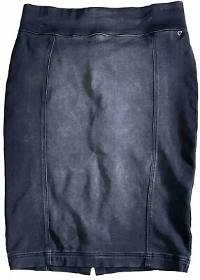 Falda Lápiz Thalia Sodi Talla M Gris Piedra Lavada Ponte Tejida Elástica Pullon Usada en Excelente Condición Foto 1 de 4