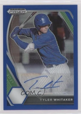 2021 Panini Prizm Draft Picks Blue Prizm Auto /99 Tyler Whitaker #PDP87 Auto - Image 1 of 2