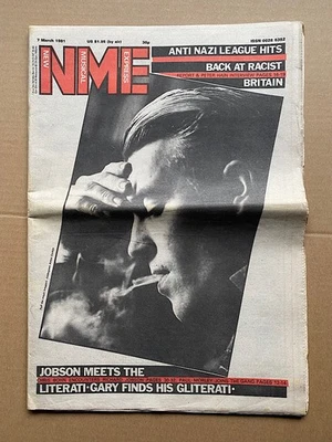 SKIDS NME MAGAZINE MARCH 7 1981 RICHARD JOBSON COVER AND FEATURE (aged) UK - Image 1 of 2