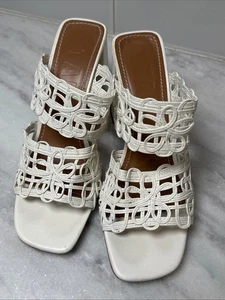 STAUD Skylar Absatzsandale in Papier geblümt Damengröße 36 US 6 Hochzeit - Bild 1 von 10