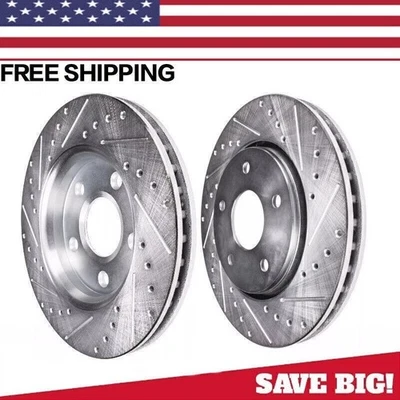 Rotores de freno delanteros perforados para BMW 525i 525xi 528i 528xi 530i 530xi 535i x-Drive Foto 1 de 4